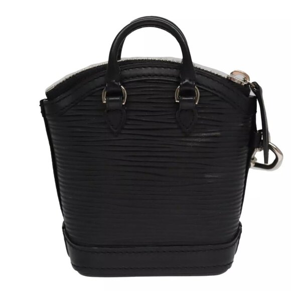 LOUIS VUITTON Epi Mini Lockit Charm Black LV Auth - Picture 4 of 15